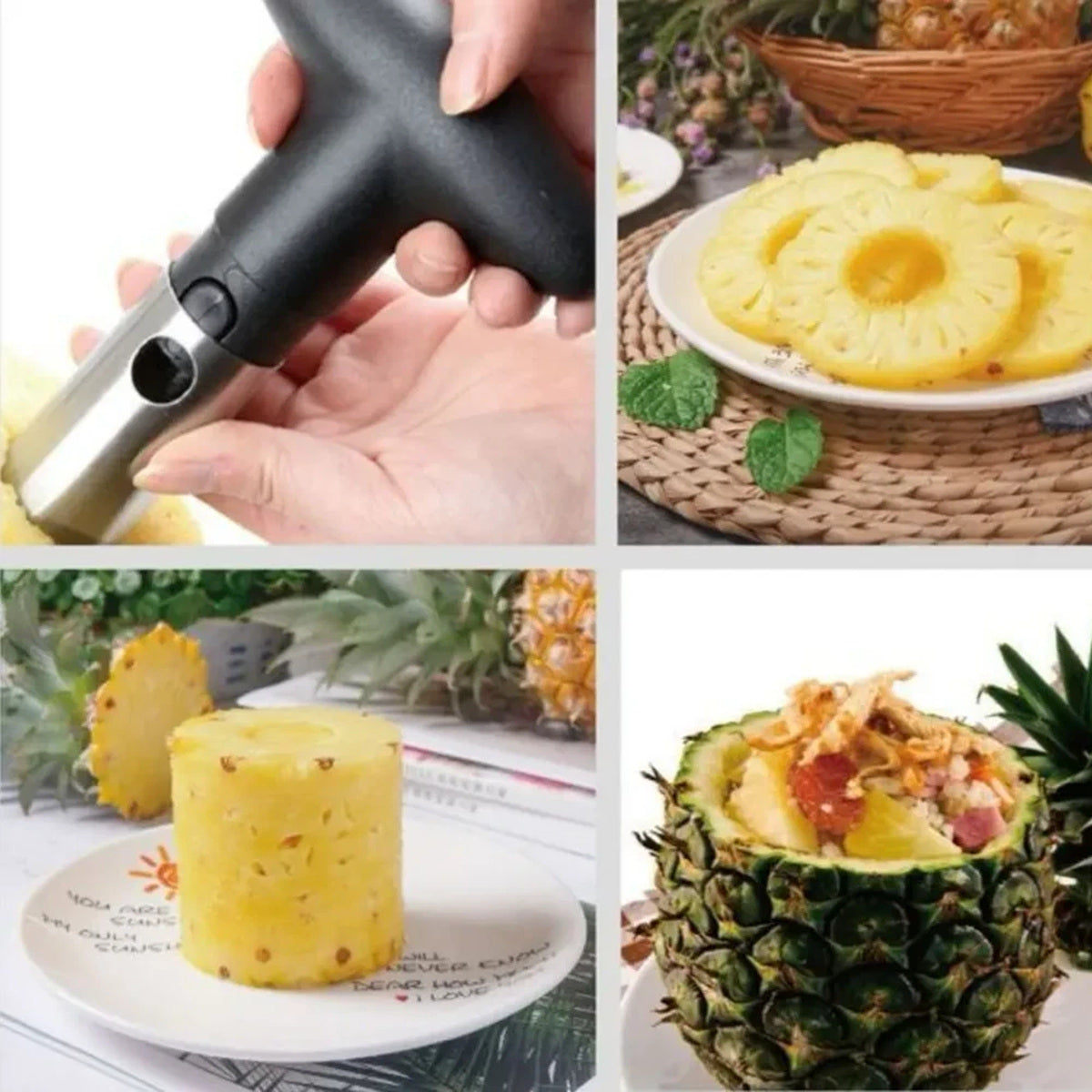 Extractor manual de piña en espiral — 1 unidad — D1