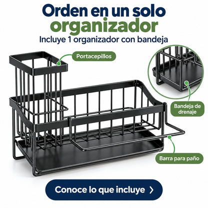 Organizador de lavaplatos con bandeja — 1 unidad — P2