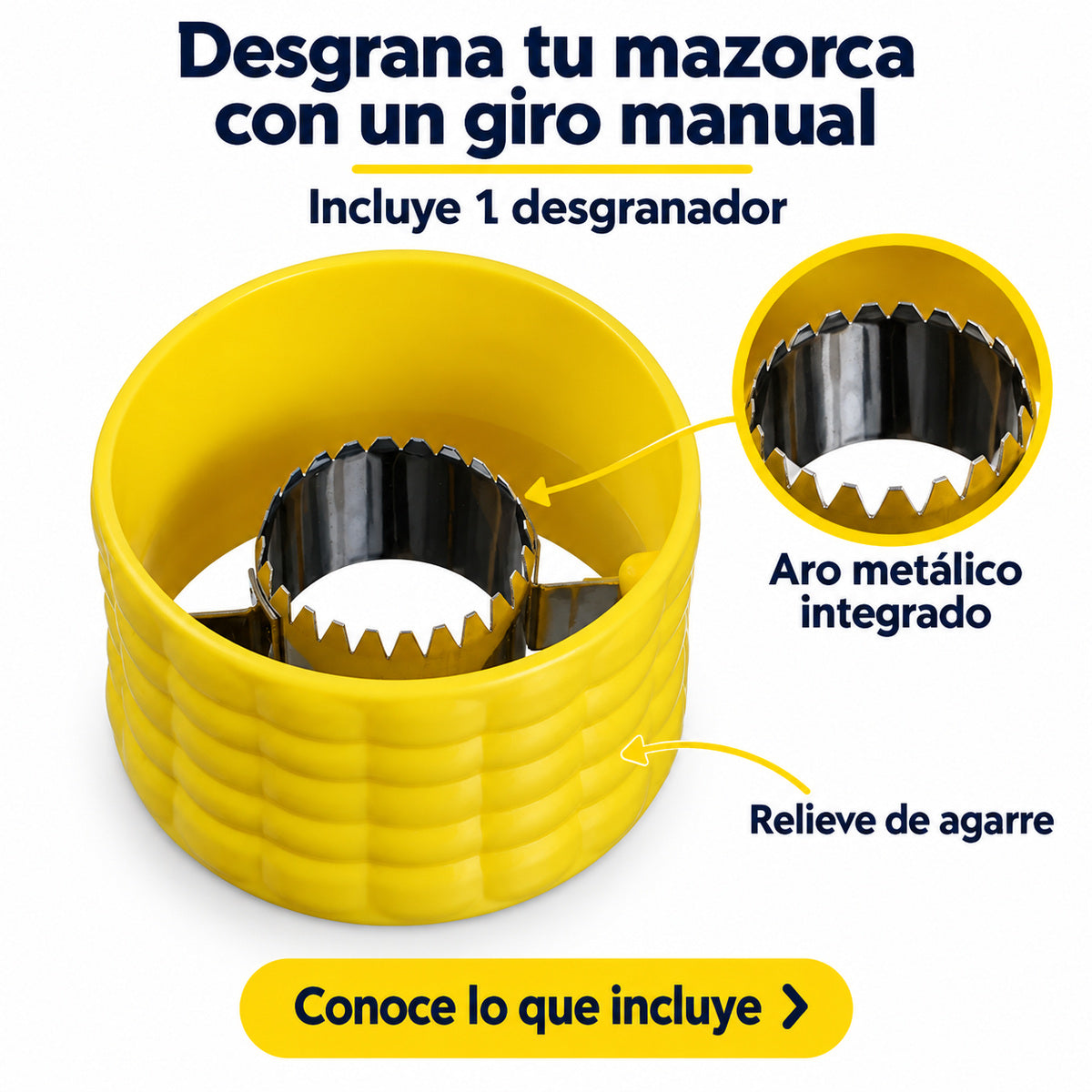 Desgranador manual de mazorca — 1 unidad — P2