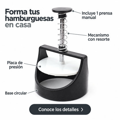 Prensa manual para hamburguesas — 1 unidad — P2